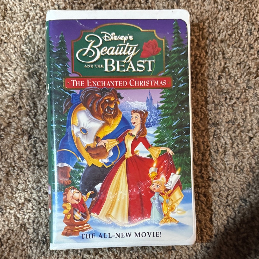 Disney Beauty and the Beast VHS Set - Blue and Red Covers - Picture 3 of 3